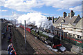 Steam train at Carnforth station in LA5 9LQ