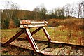 Disused Railway, Cauldon Lowe **Buffer Stop** in ST13 5RQ