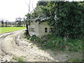 WW2 hexagonal pillbox beside the road at Mendham in Mendham