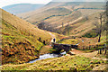 Yongate Packhorse Bridge in High Peak District (B)