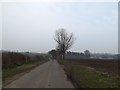 Gawdy Lane & footpath in Redenhall with Harleston