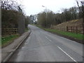 Remains of a disused railway bridge on Newark Road in NG22 9AX
