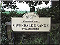 Givendale Grange sign in HG4 5AD