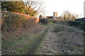 Footpath to the church in NR20 3QF