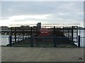 Disused Pier, Gallions Reach, River Thames in SE28 0GD