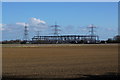Creyke Beck 400kv Substation near Cottingham in HU16 4HE