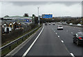 M25 near Waltham Abbey in EN9 3YH