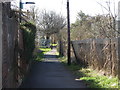 Alleyway off Hexham Road, Throckley in NE15 8QH