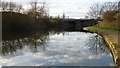 Clouds reflected in the Beeston Canal in NG7 2TS