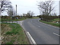Bend in Saltfleet Road in Theddlethorpe All Saints