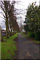 Path in Yardley Cemetery, Yardley, Birmingham in B92 7QB