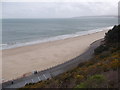 Canford Cliffs: beach view from Cliff Drive in BH13 7JD
