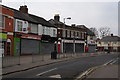 Closed shops on The Quadrant, Hull in HU5 4NX
