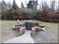 Spigot Mortar Pedestal, Elevetham Heath in RG27 8BJ