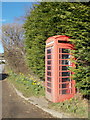 Marshwood: red telephone box in DT6 5QA
