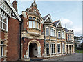 Entrance to Bletchley Park, Milton Keynes, Buckinghamshire in MK3 5HR