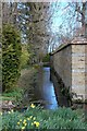 Section of moat, Barrington Court in TA19 0NQ