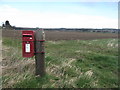 Road side post box at Letham Mains in EH41 4HA