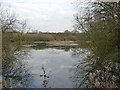 Pool in disused gravel pit at Shawell in LE17 6AB