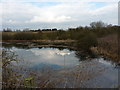 Pool in disused gravel pit at Shawell in LE17 6AQ