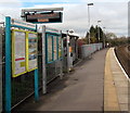 Information boards on Llantwit Major railway station in Llantwit Major Community