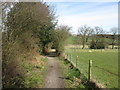 Bridleway towards Brandon Hall in LS17 8HF