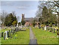 Graveyard, Woodford Christ Church in SK7 1RH