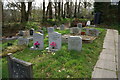 Gravestones  in Callestick Cemetery in TR4 9LJ