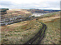 Track descending to Cwm Rhondda Fach in CF43 3DD