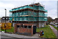 Block of flats undergoing maintenance in CR0 0FD