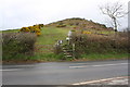 Footpath to Pilsdon Pen from B3164 in Pilsdon