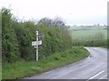 Road junction north-west of Hallaton in LE16 8UP