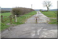 Gates on road from Sydmonton just west of Kingsclere in RG20 5QD
