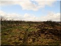 Footpath to stile above The Hole of Horcum in YO18 7NW