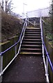 Steps to Platform 2, Stonehaven Station in AB39 3SQ