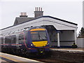 Aberdeen to Edinburgh train calling at Stonehaven in AB39 3SQ