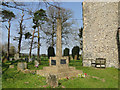 The War Memorial at Ashby St. Mary's church in Ashby St. Mary