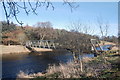 Pipe bridge over the River Don in AB21 7NE