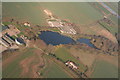 Red Farm and the ponds behind Blyborough Hall: aerial 2015 in DN21 4HB