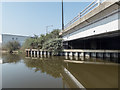 Bridge carrying A1055 over the River Lee Navigation, London N18 in N18 3PP
