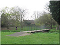 Footbridge in Willersley Park in DA15 9AW