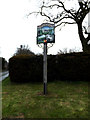 Finningham Village sign in IP14 4JE