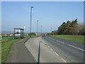 Bus stop and shelter on Hawthorn Terrace (B6528) in NE5 1AF