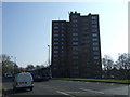 Tower blocks off West Denton Way in NE5 2LE