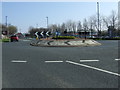 Roundabout on West Denton Way in NE5 2LE