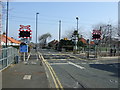 Level crossing on Station Road in NE13 8AG