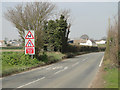 Road signs on the B1456 in IP9 1EL