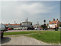 The Rose pub from the village hall car park in Ganges Ward