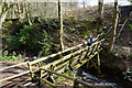 Footbridge over Grinds Brook in S33 7ZG
