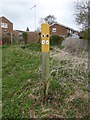 Footpath Sign at Sharnbrook in MK44 1LS
